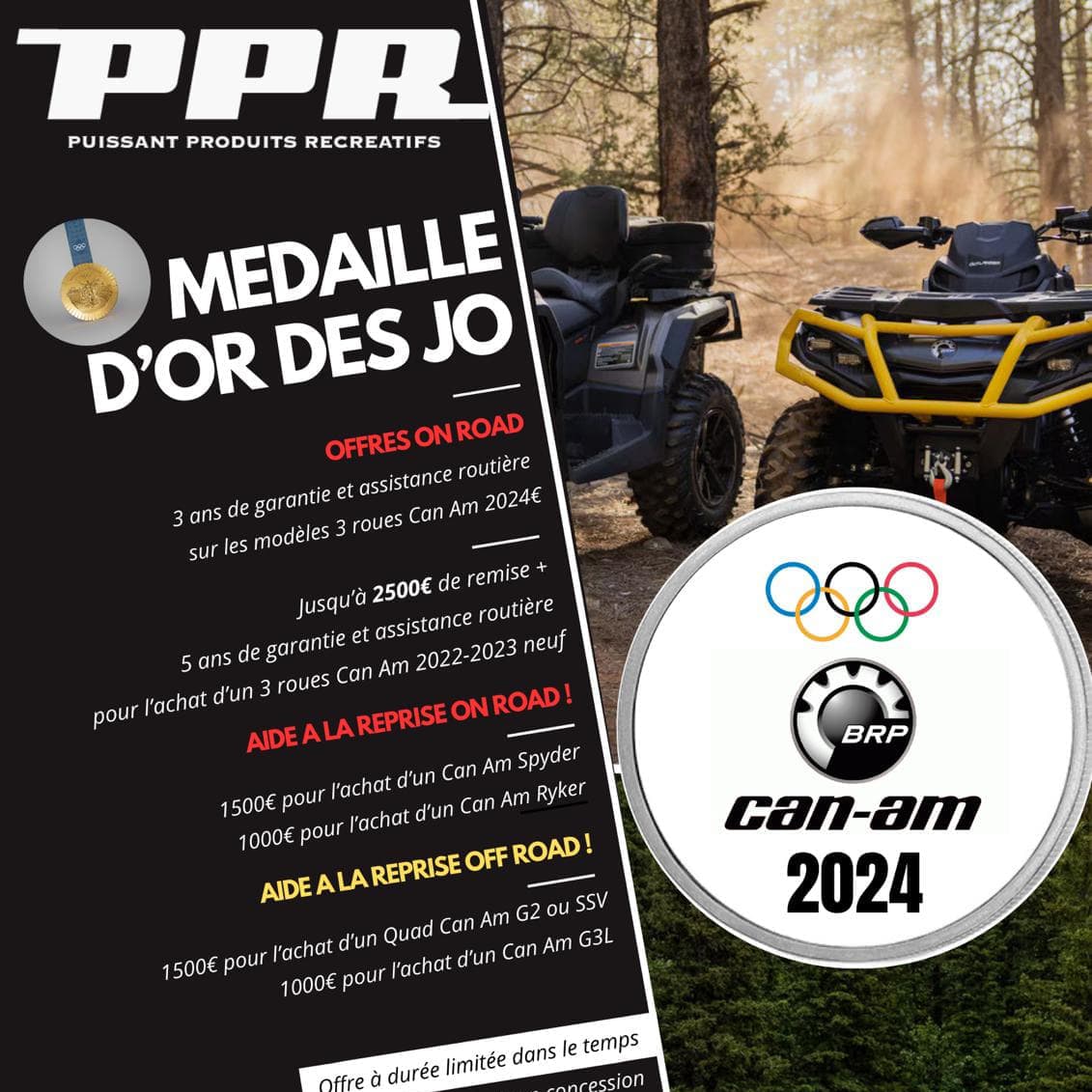Médaille d’or pour CAN AM