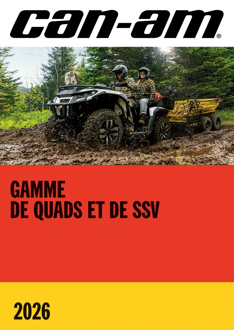 Catalogue Can-Am gamme quads et ssv 2026