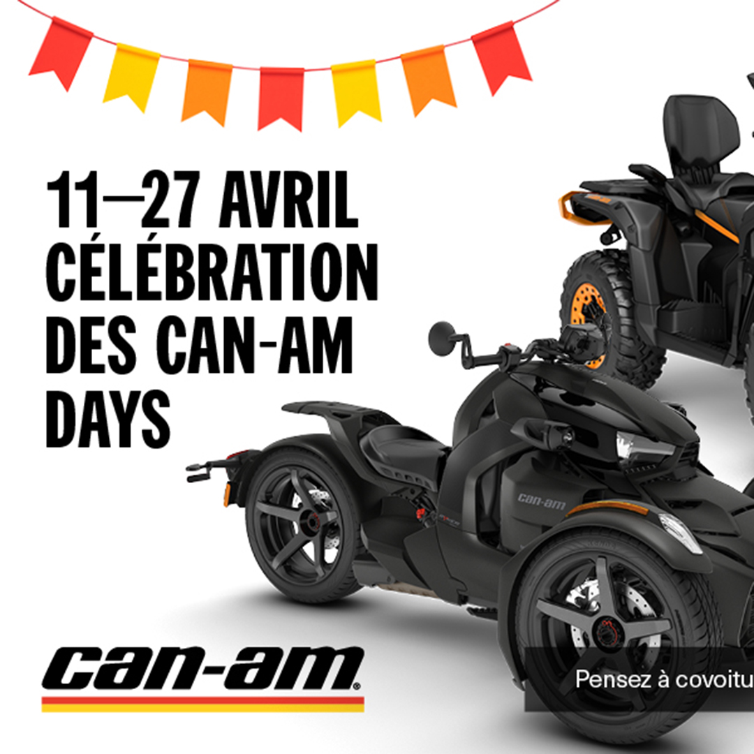 CAN-AM DAYS : du 11 au 27 Avril 2025
